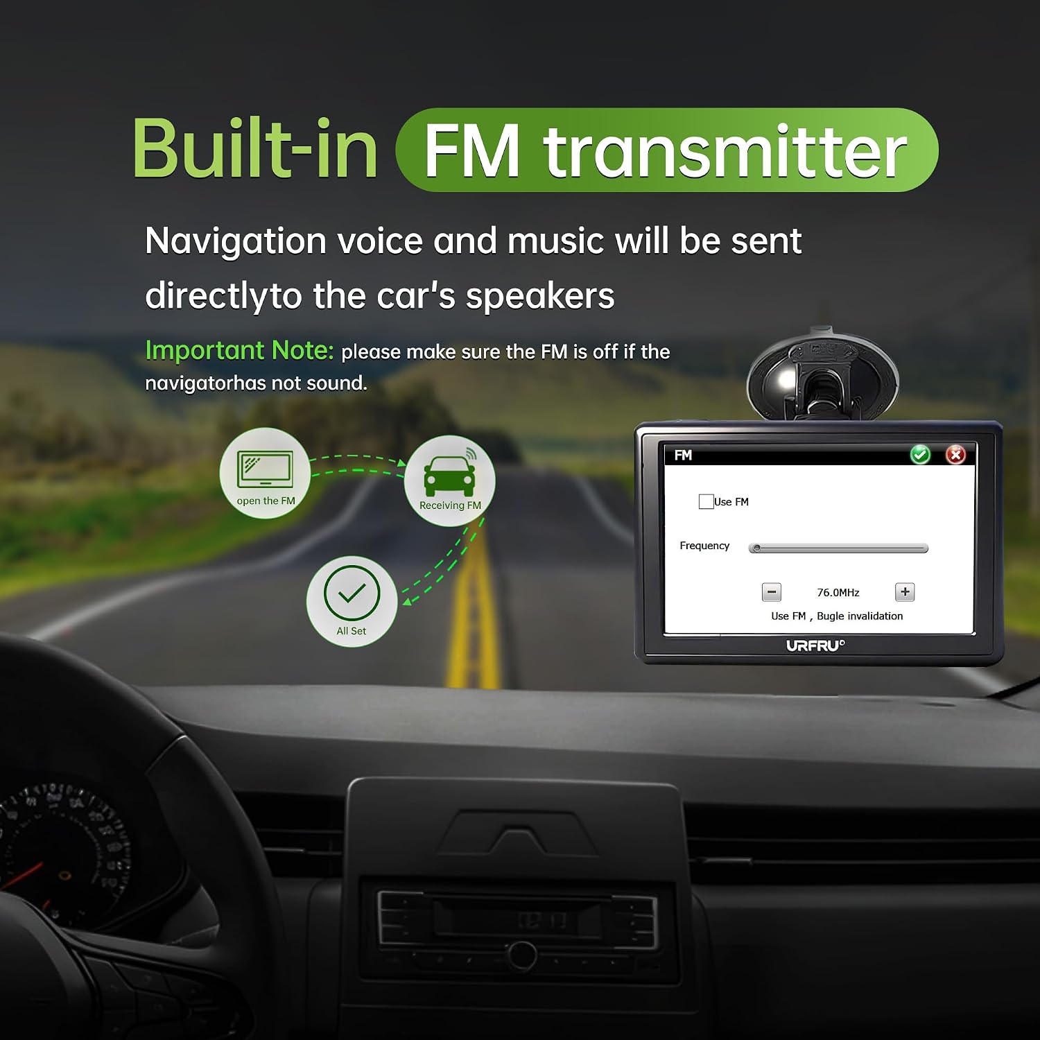 GPS Navigator for Car, Small Size for Limited Cab, 2026 Offline Map with Free Updates Lifetime, 5-inch Touchscreen, Satallete Navigation, Voice Guidance, Speed & Traffic Alerts, Custom Car Routing - Image 8